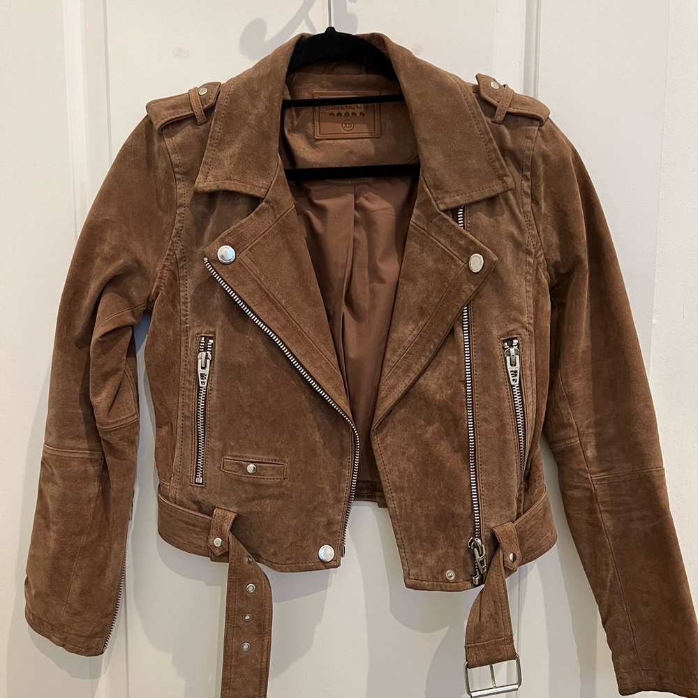 Blank NYC Suede Moto Jacket